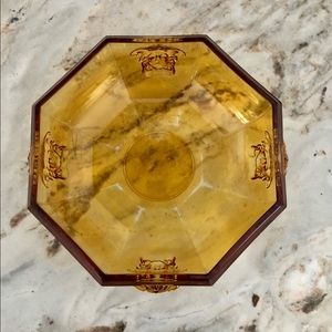 Versace Crystal bowl Amber SOLD OUT!